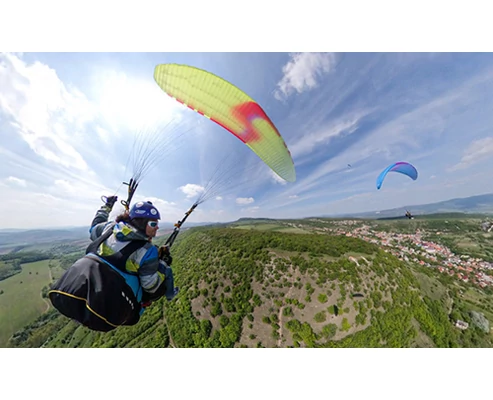 10 perces siklóernyős tandem repülés