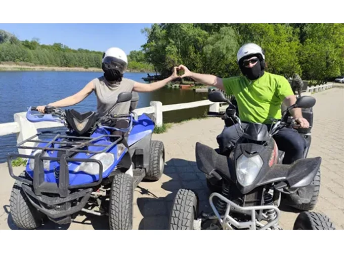 Kalandos quad randi – ketten a szabadban, két gépen